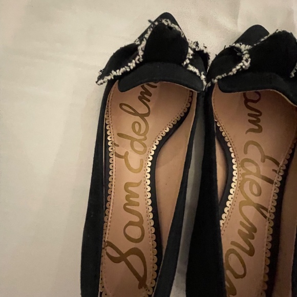 Sam Edelman black tweed embellished flats - Picture 5 of 5